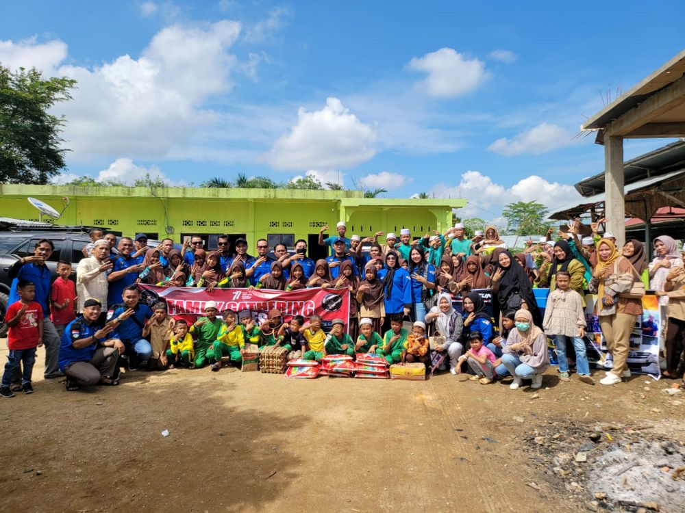 Menyambut HUT RI ke-76 Tahun, Indonesia Fortuner Club (IFC) kembali lakukan aksi sosial bagi sembako ke Kabupaten di dalam Provinsi Jambi. 