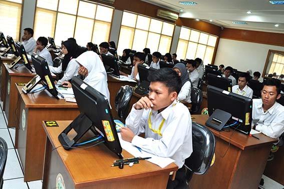 Pelaksanaan tes CAT penerimaan CPNS yang dilaksanakan beberapa waktu lalu. 