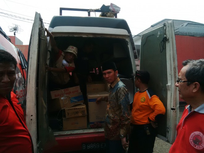 Ketua DPD PDIP Jambi, Edi Purwanto saat menerima kedatangan tim Baguna dari DPP, kemarin