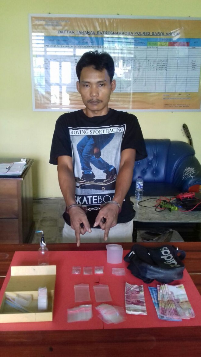 Pelaku diduga pengedar narkoba