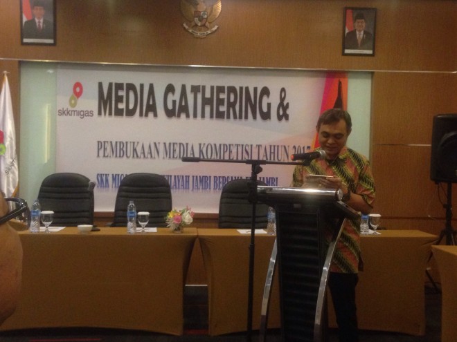 Kepala Perwakilan SKK Migas Sumbagsel, Tirat Sambu Ichtijar.