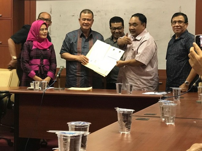 Persiapan Pematangan HPN 2018  di Gedung Dewan Pers, Jalan Kebon Sirih, Jakarta Pusat.