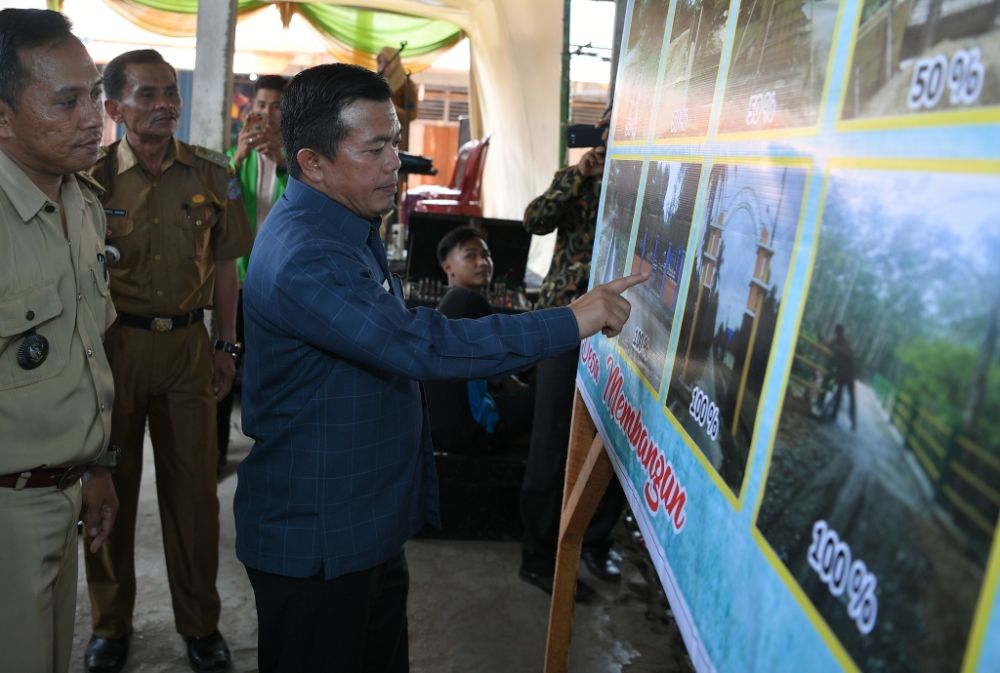 AL Haris meresmikan proyek DD.