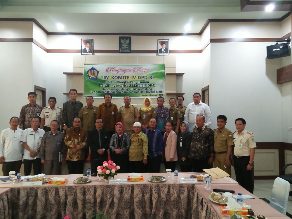 Kunjungan Kerja Komite IV DPD RI  ke KPKNL Jambi