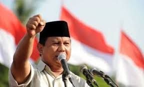 Ketua umum DPP Partai Gerindra Parabowo Subianto pada salah acara. dok