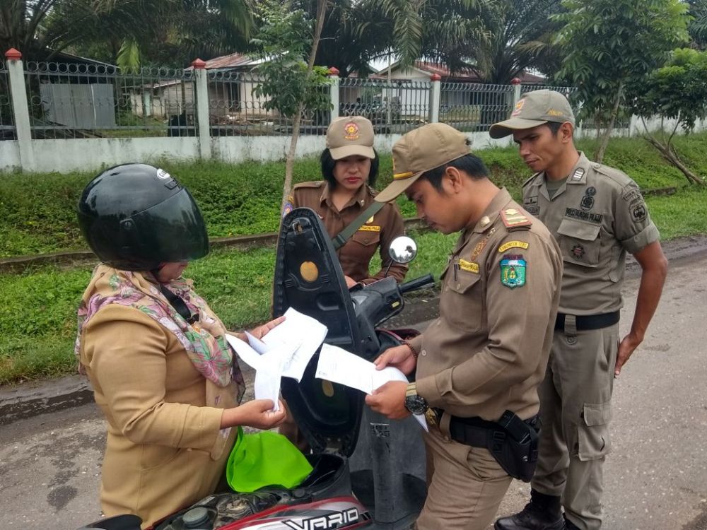 Sat Pol PP merazia ASN di Tebo