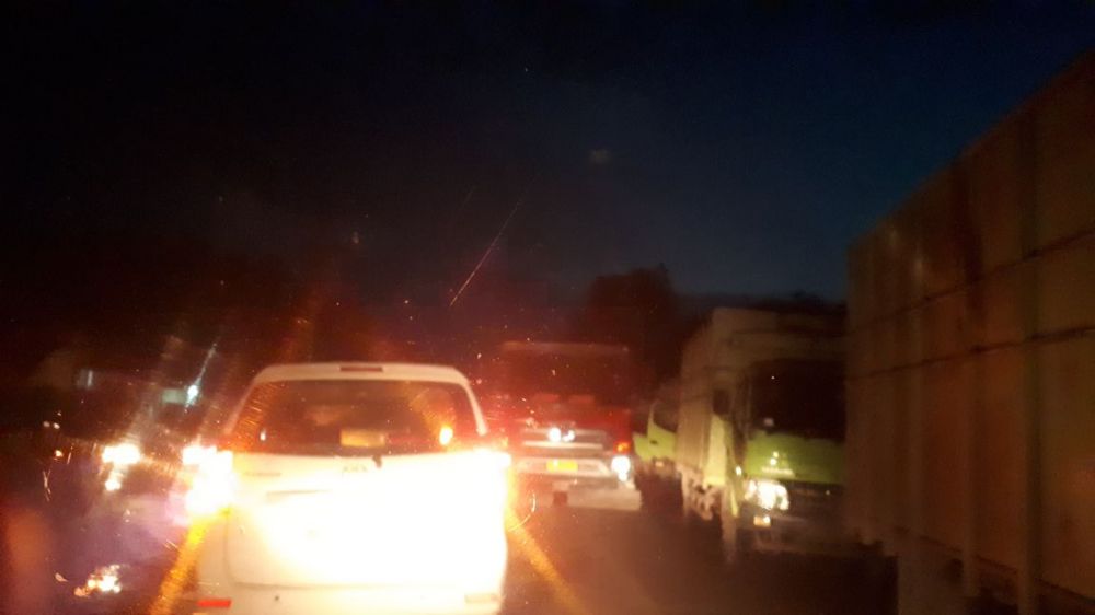 Rabu (8/2) sekitar pukul 23.00 WIB, Sikon Arus Lantas Jalinsum Desa Karmen, Kecamatan Pauh Sudah kembali normal.