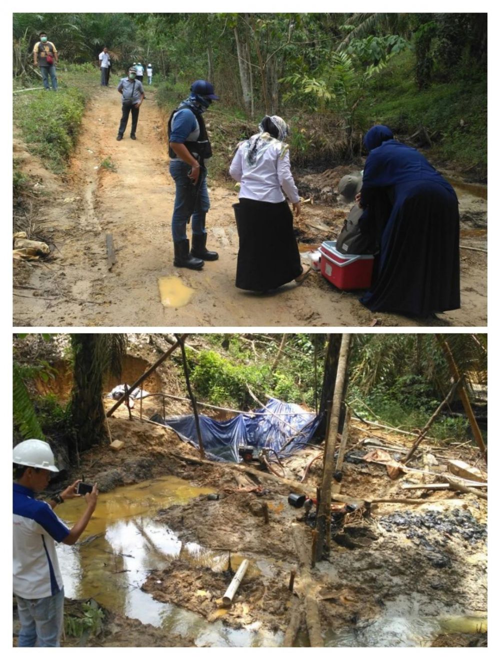 Tambang minyak ilegal di Batanghari