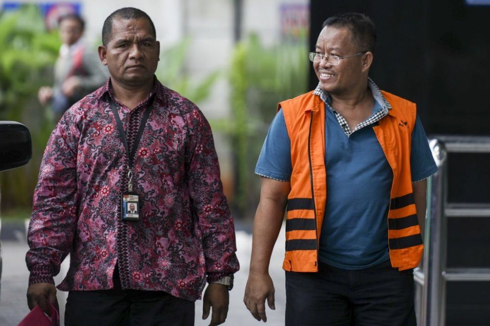 Supriyono Anggota DPRD Provinsi Jambi dari Fraksi PAN Tersangka Penerima Suap ketok paluRAPBD Jambi