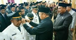 Pelantikan pejabat Pemkab Sarolangun beberapa waktu yang lalu. (dok)