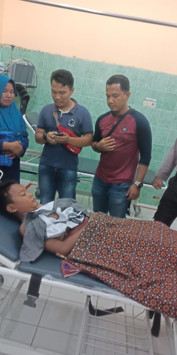 Yadi menjalani perawatan di Rumah Sakit