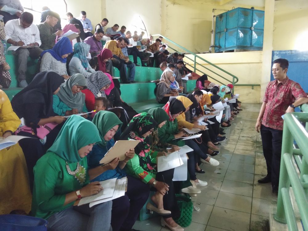 Caleg Sarolangun mengikuti tes kejiwan.