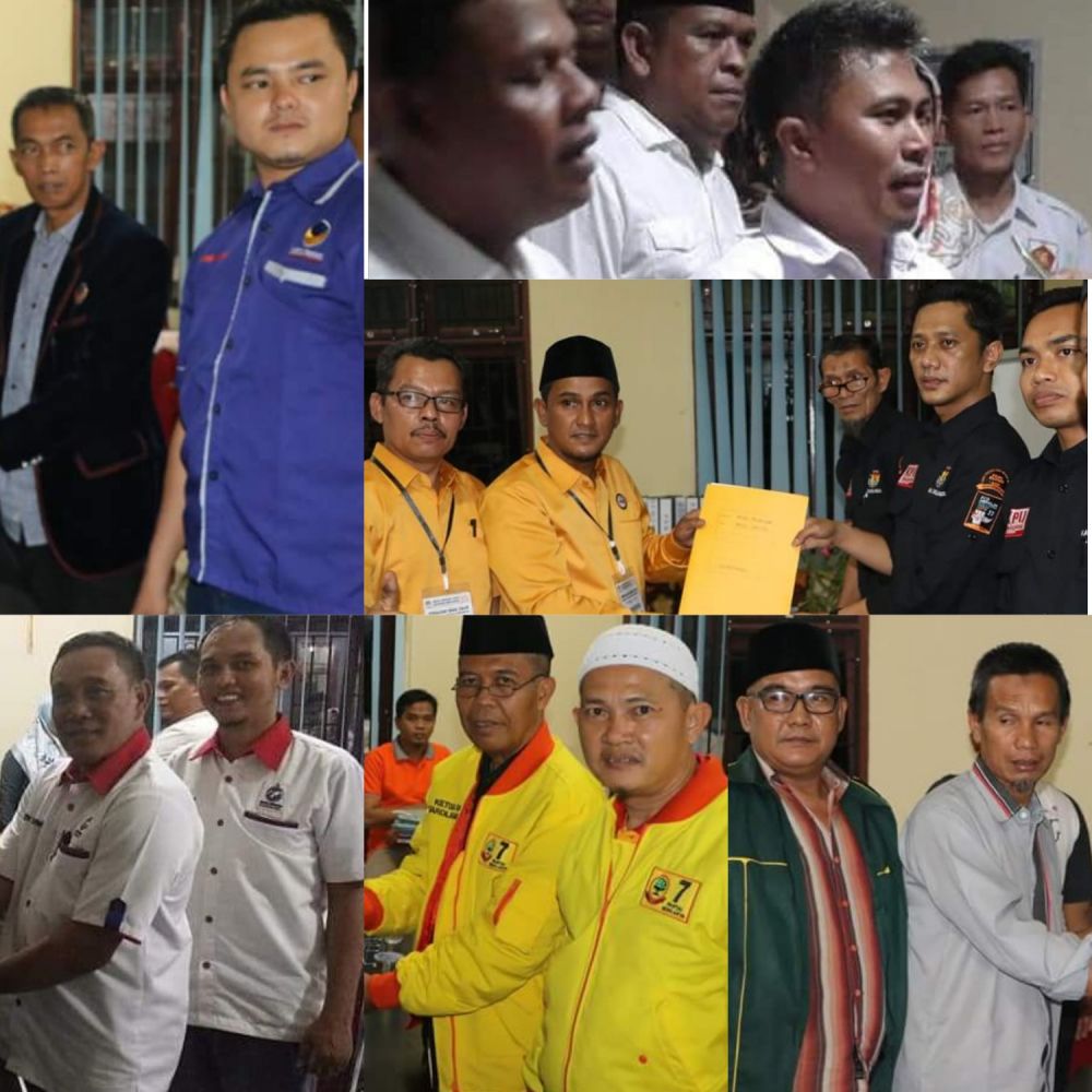Tercatat enam Parpol yang mendaftar di masa waktu penghujung pendaftaran Caleg di KPU Sarolangun