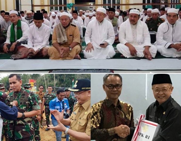 Bentuk rangkaian kegiatan Bupati H Cek Endra dan Wabup, H Hillalatil Badri 