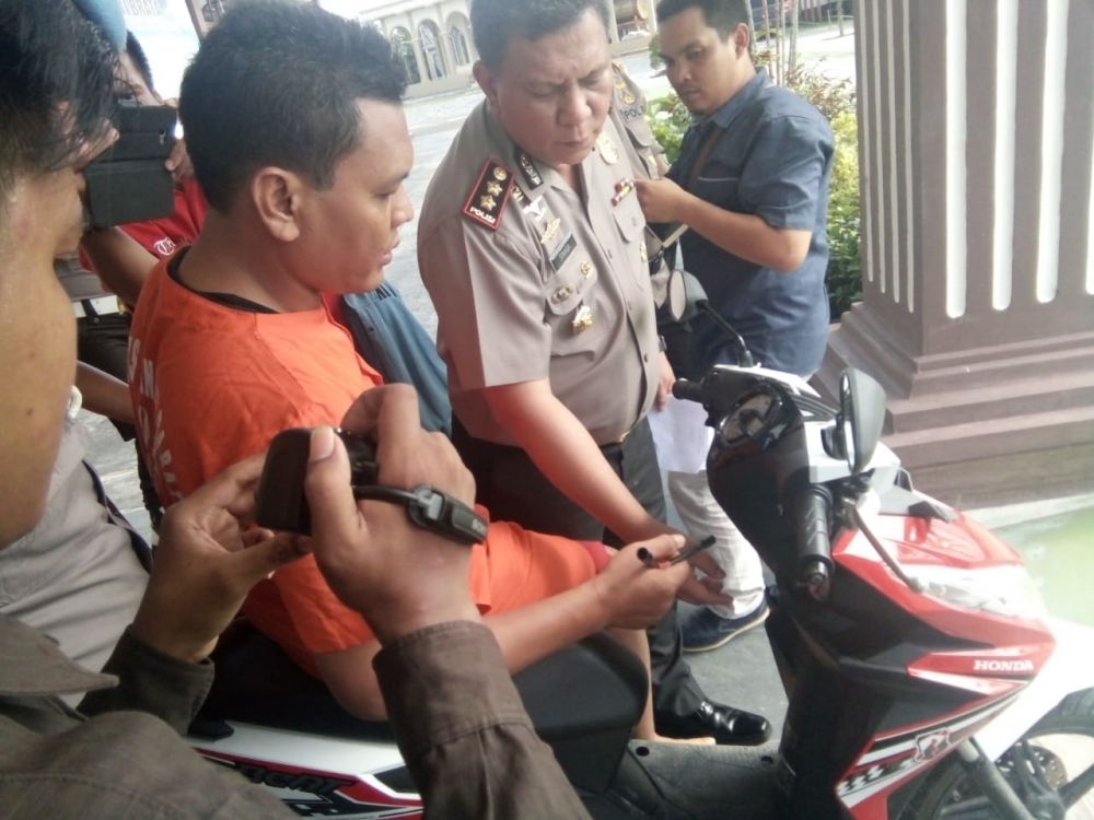 Tersangka Curanmor yang Diamankan Polisi