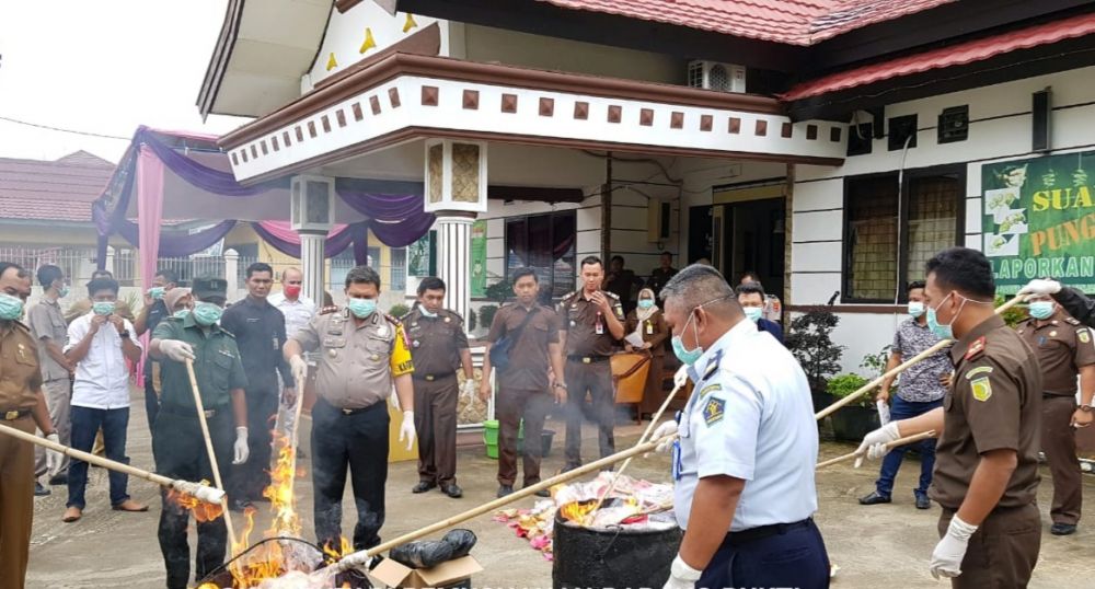 Pemusnahan Barang Bukti Narkoba