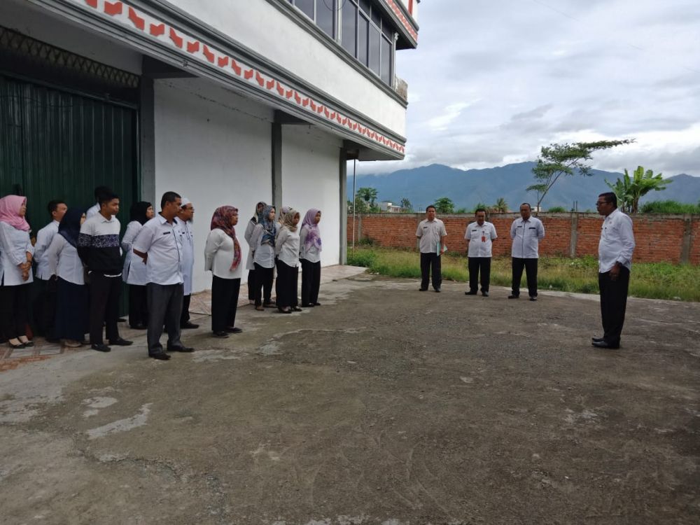 Sekdako, Munasri, Pimpin Apel disalah Satu OPD