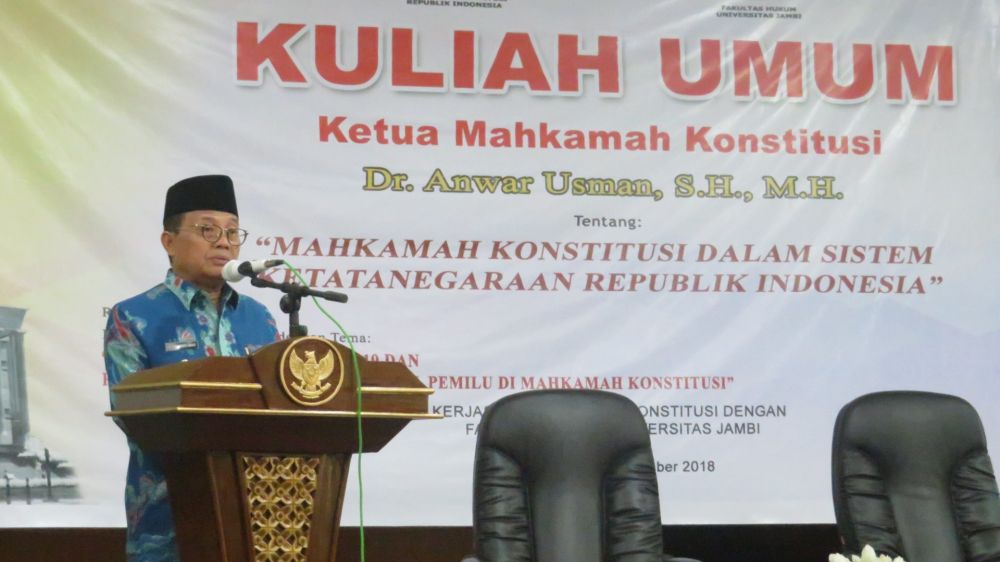 Fachrori Saat Memberi Sambutan di Kuliah Umum