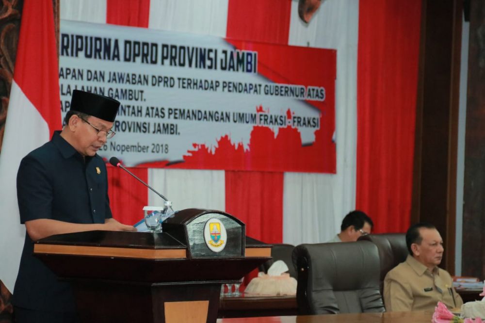 Juru Bicara DPRD, Kusnindar dalam Paripurna DPRD