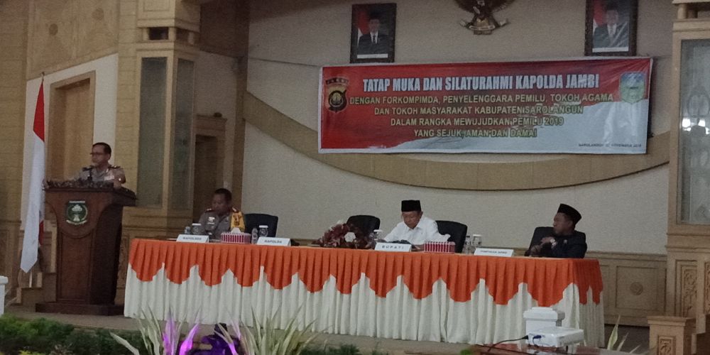 Kata sambutan Kapolda Jambi, Irjen Pol Drs Muchlis AS MH