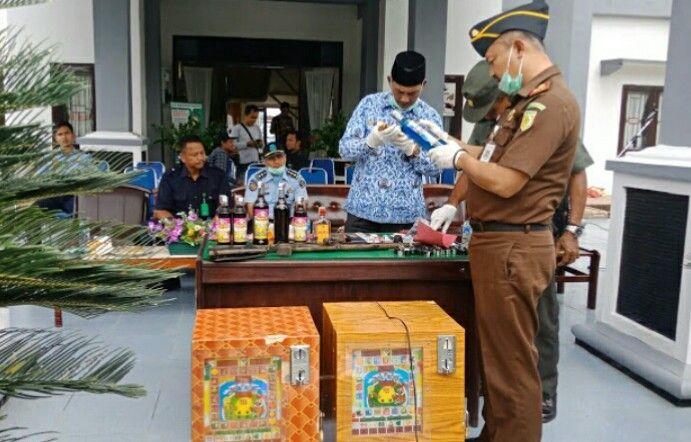 Pemusnahan Barang Bukti Narkoba oleh Kejari Tebo