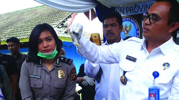 Pemusnahan Barang Bukti Sabu Oleh BNNP Jambi