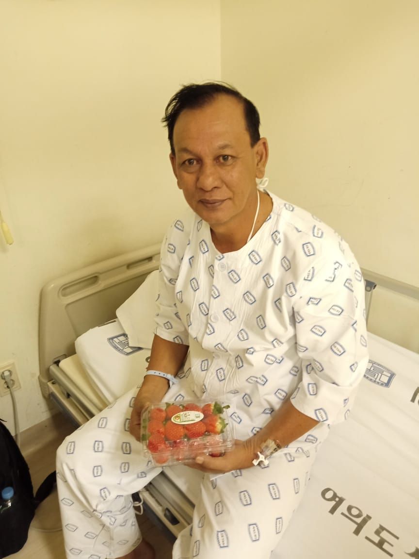Sekda Dianto Ketika dalam Perawatan