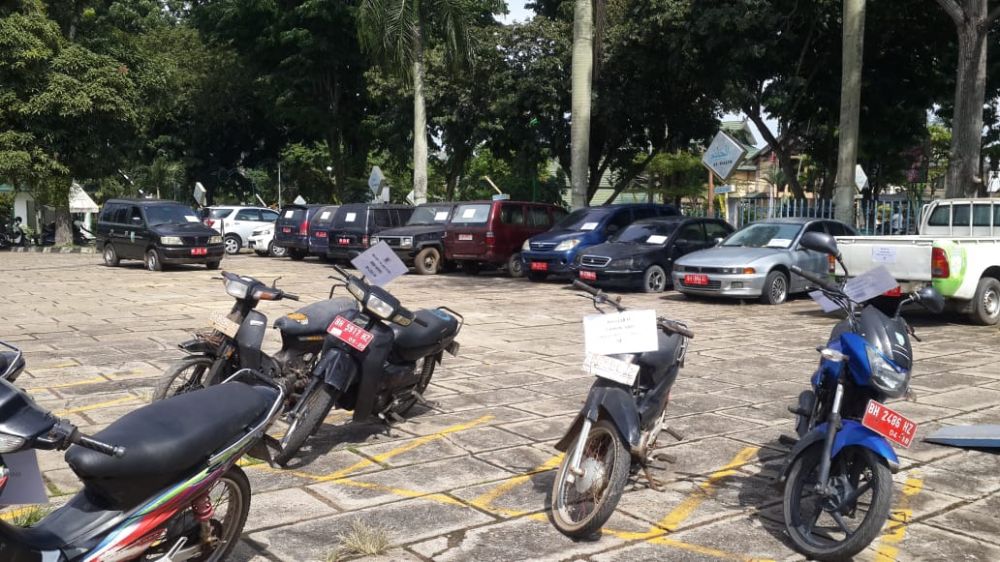 Kendaraan yang Akan dilelang Pemkot Jambi