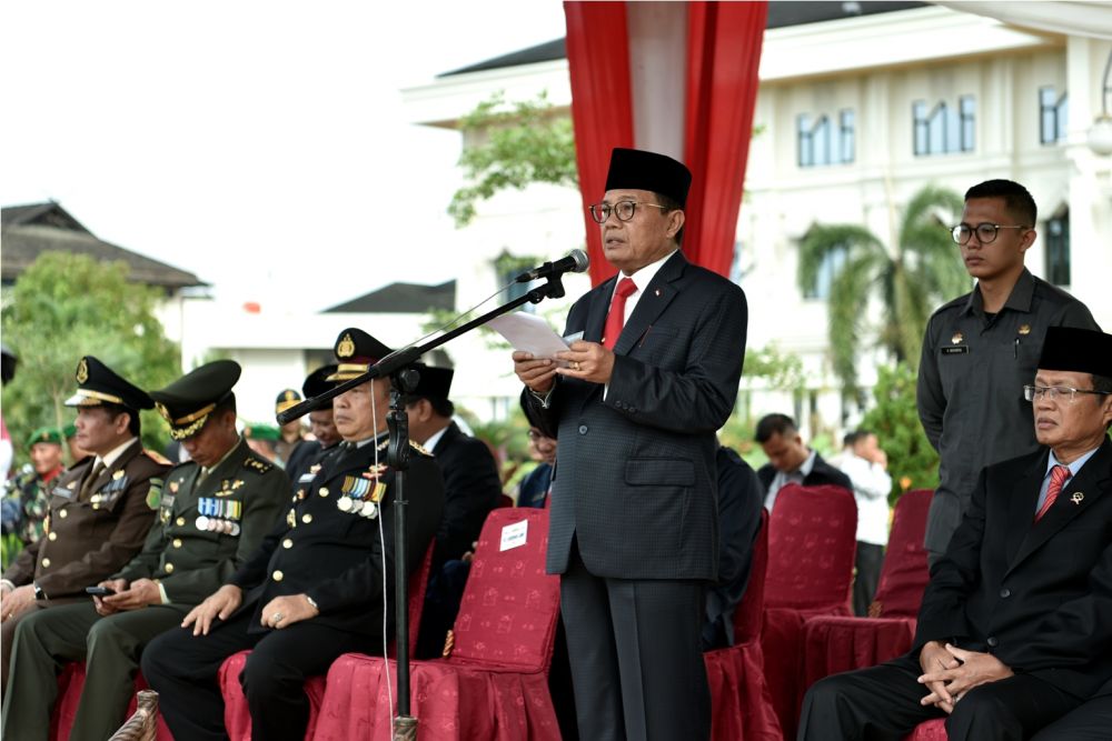 Fachrori jadi Inspektur Upacara dalam Memperingati Hari Bela Negara