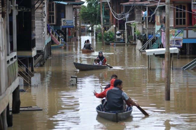 Kawasan yang Terendam Banjir di Kota Jambi