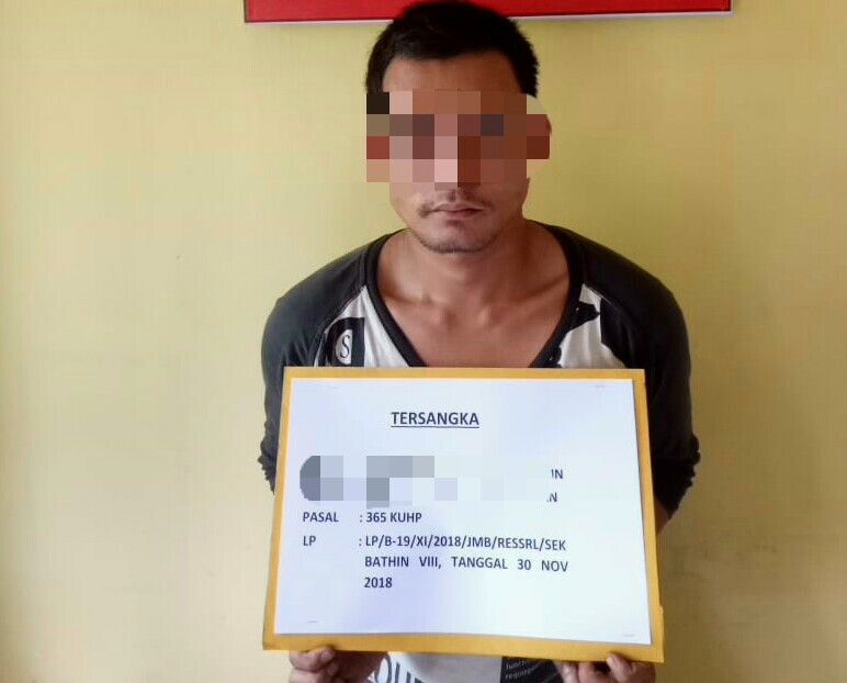 Pelaku Curas yang diamankan