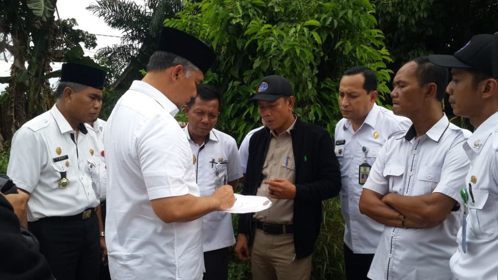 Walikota Mengecek Lokasi Pembangunan Pasar Tradisional