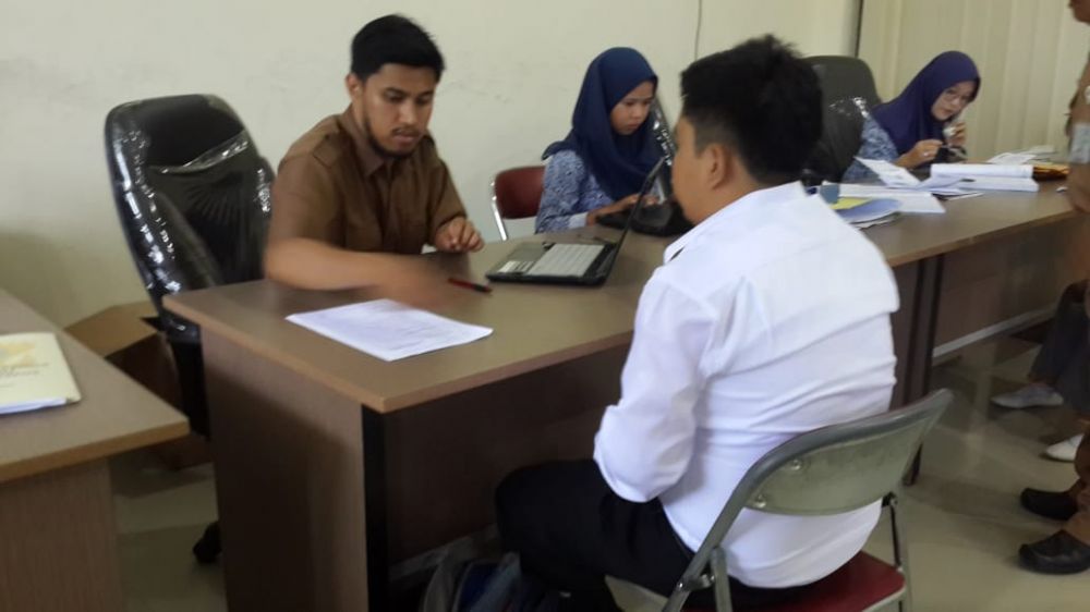 Proses pemberkasan CPNS Kota Jambi yang lolos