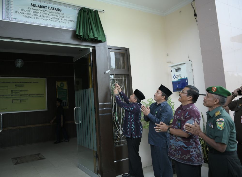 Bupati Merangin H Al Haris Meresmikan Kawasan Bebas Korupsi