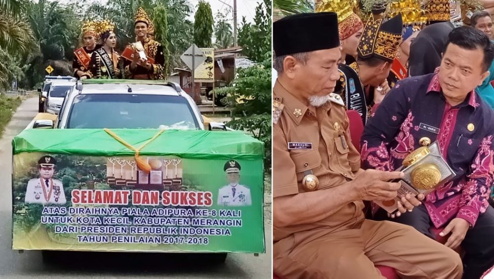Piala Adipura diarak Keliling Kota Bangko