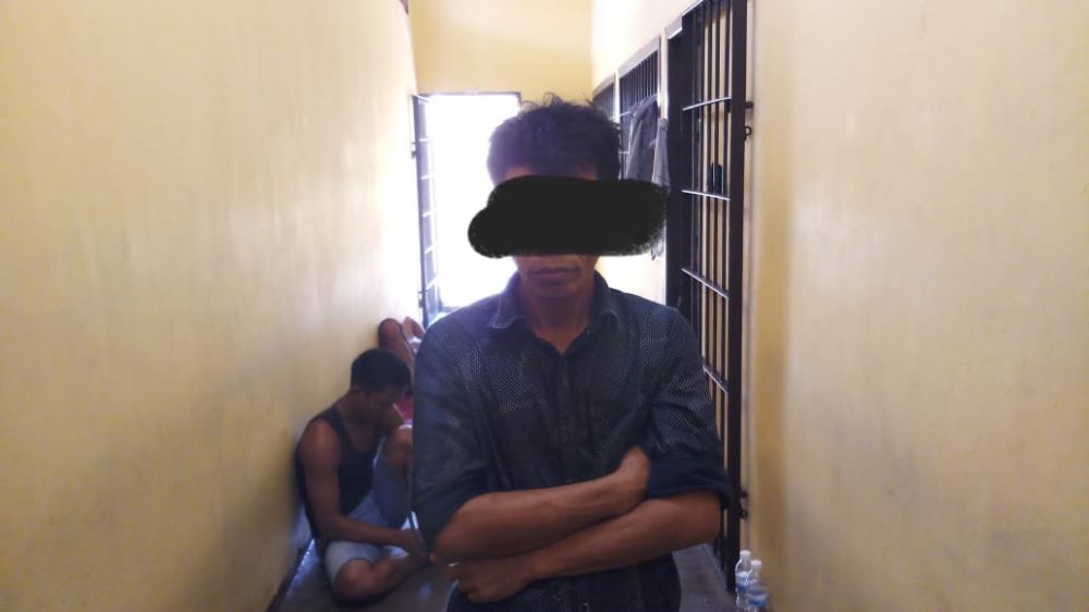 Man Cebol di Amankan Polisi
