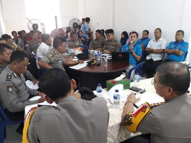 Rapat Persiapan Keamanan Kedatangan Sandi  ke Jambi