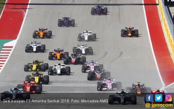 Sesi Balapan F1 Amerika Serikat