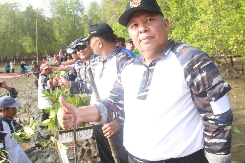 Safrial dalam Suatu Kegiatan Penanaman Pohon Mangrove