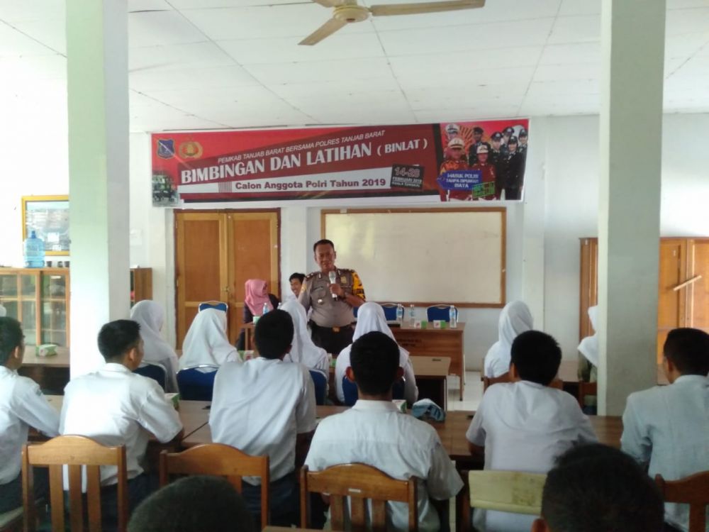 Bimbingan Pelatihan Peserta Calon Anggota Polri