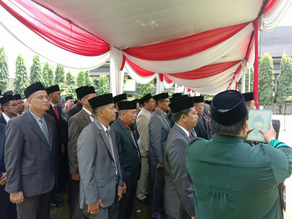 Pejabat yang dilantik Kemarin diminta untuk Tidak KKN 