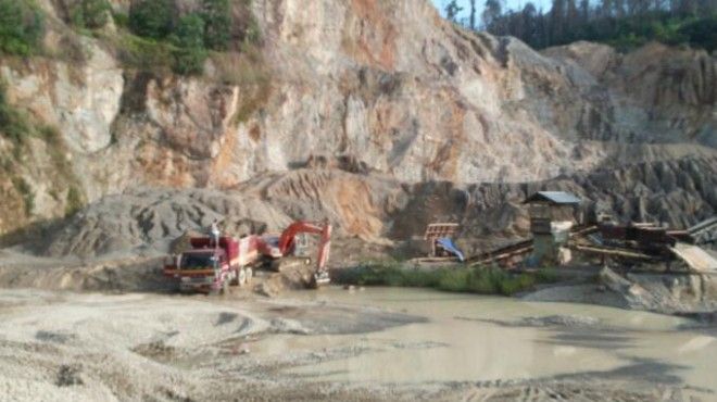 Produksi Bahan Galian di Wilayah Tungkal Ulu Tanjab Barat