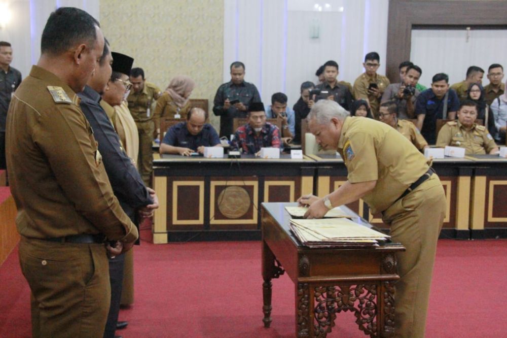 Penandatanganan kerjasama.
