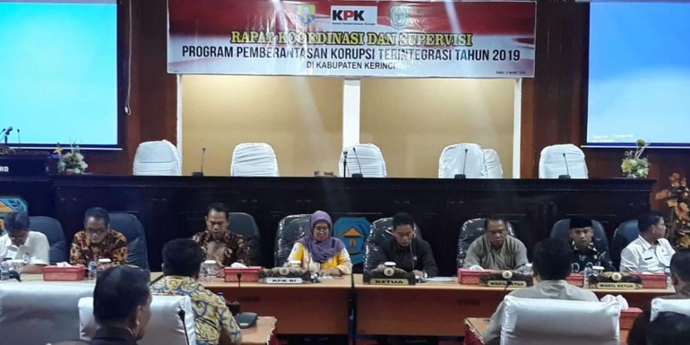 Rapat Pemkab Kerinci dengan KPK RI