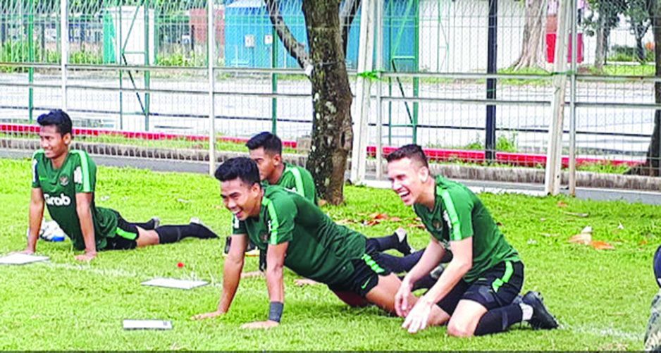 Egy Maulana Vikri dalam Sesi Latihan Timnas U-23