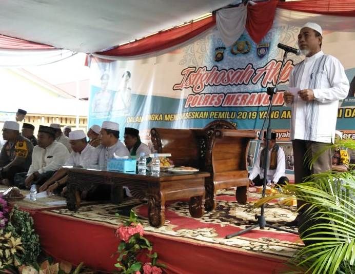 Wabup Merangin H Mashuri Saat Menyampaikan Sambutan