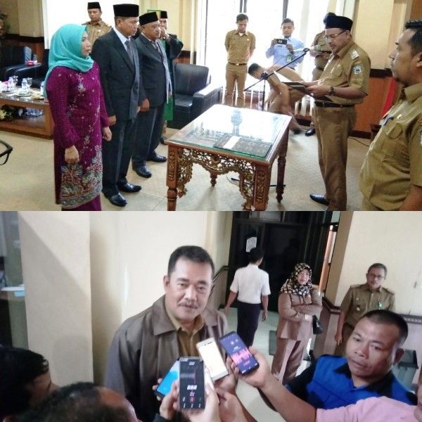 Tiga Dewan Pengawas BLUD RSUD Chatib Quzwain Sarolangun Dilantik, Emalia Sari, Dedy Hendry dan Yuskandar