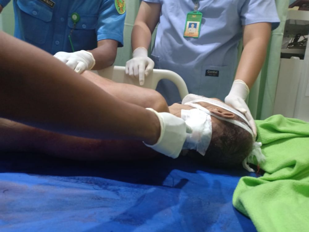 Abdul Fatah Ketika dalam Perawatan Sebelum Tewas