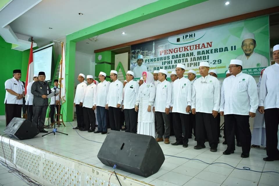 Pengukuhan Pengurus Daerah dan Rakerda II IPHI Kota Jambi