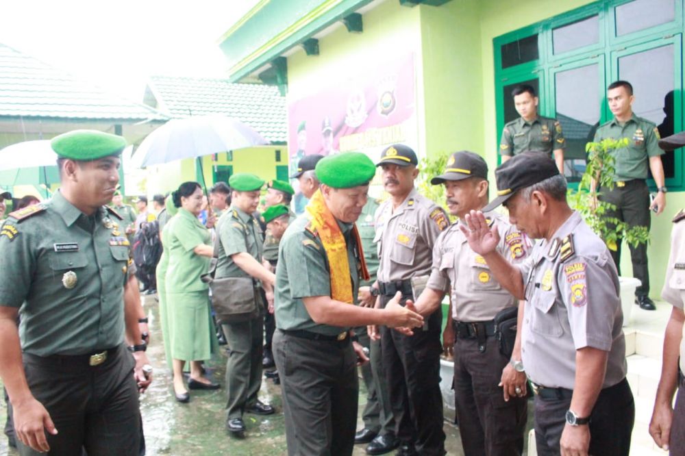 Danrem ketika melakukan kunjungan di Tanjabbarat